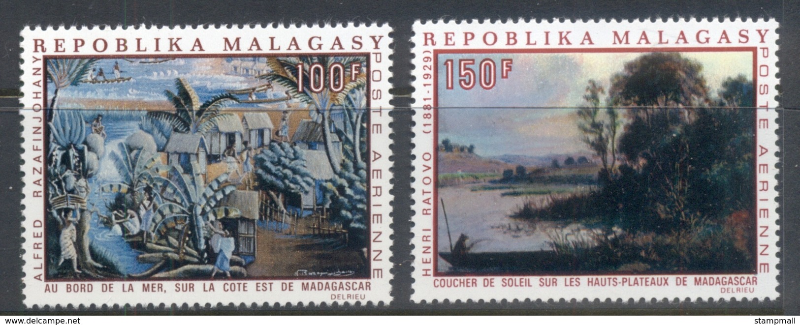 Madagascar 1969 Paintings MUH - Madagascar (1960-...)