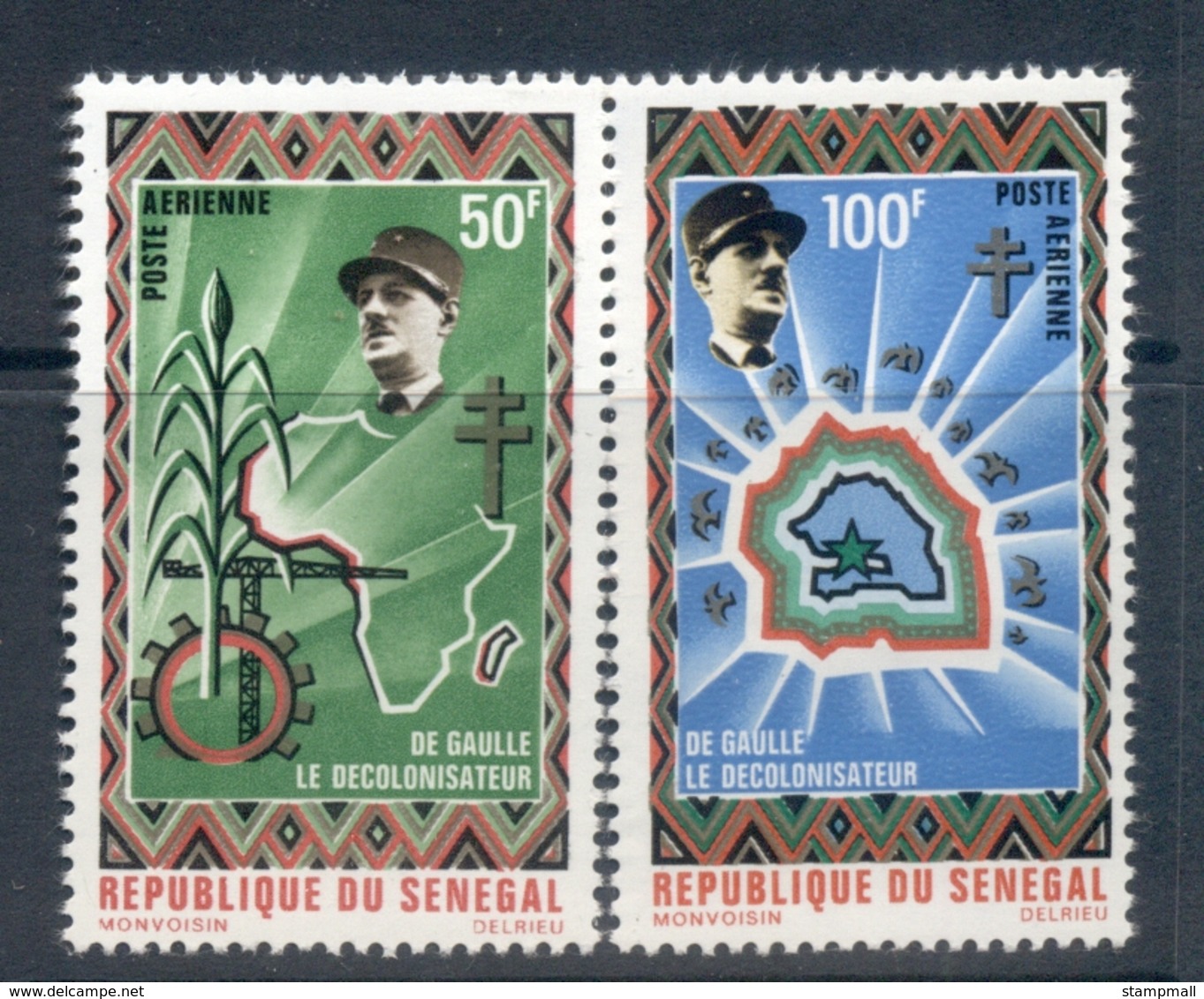 Senegal 1970 Charles De Gaulle MUH - Senegal (1960-...)