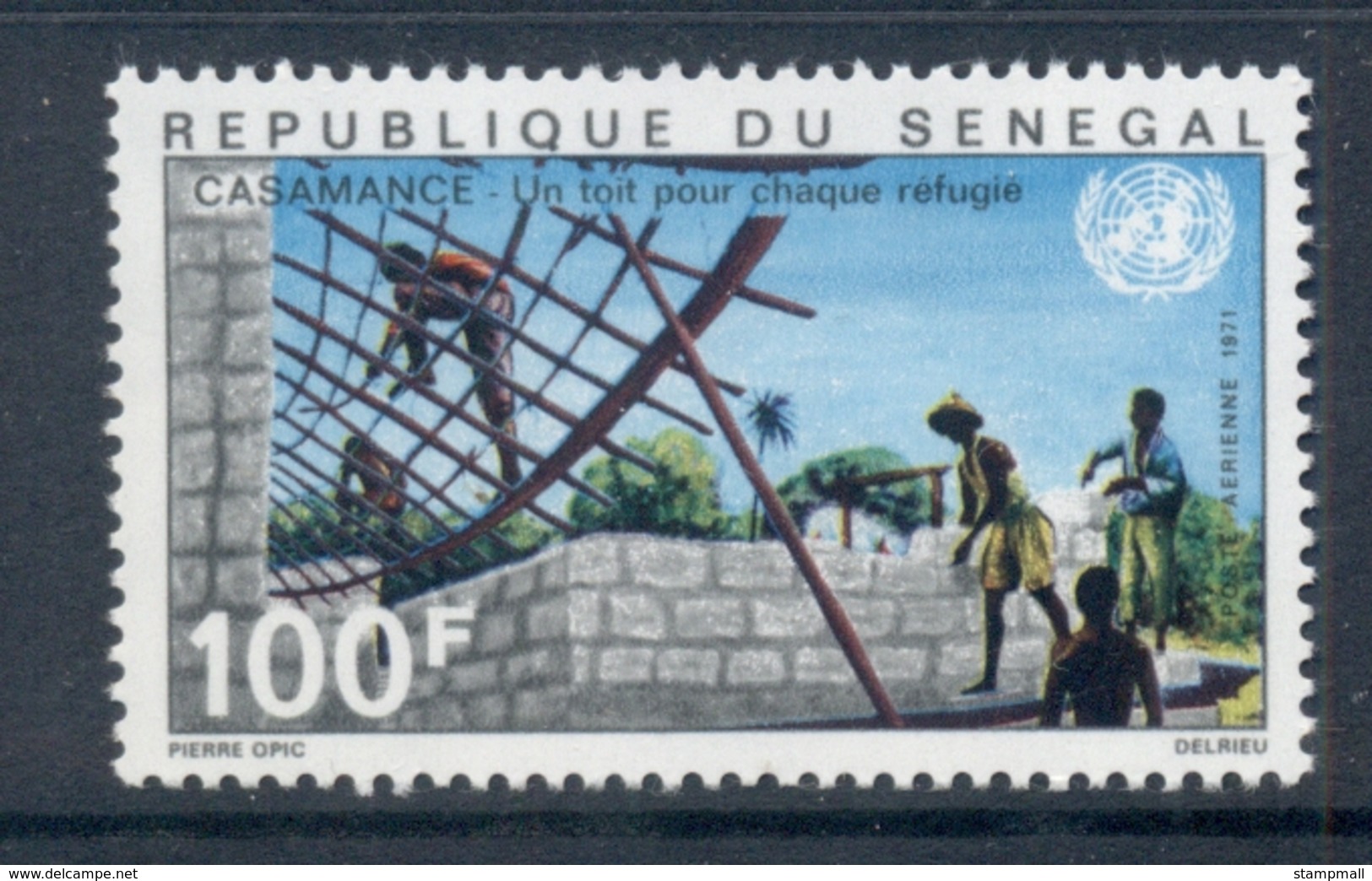 Senegal 1971 High Commissioner Fro Refugees MUH - Senegal (1960-...)