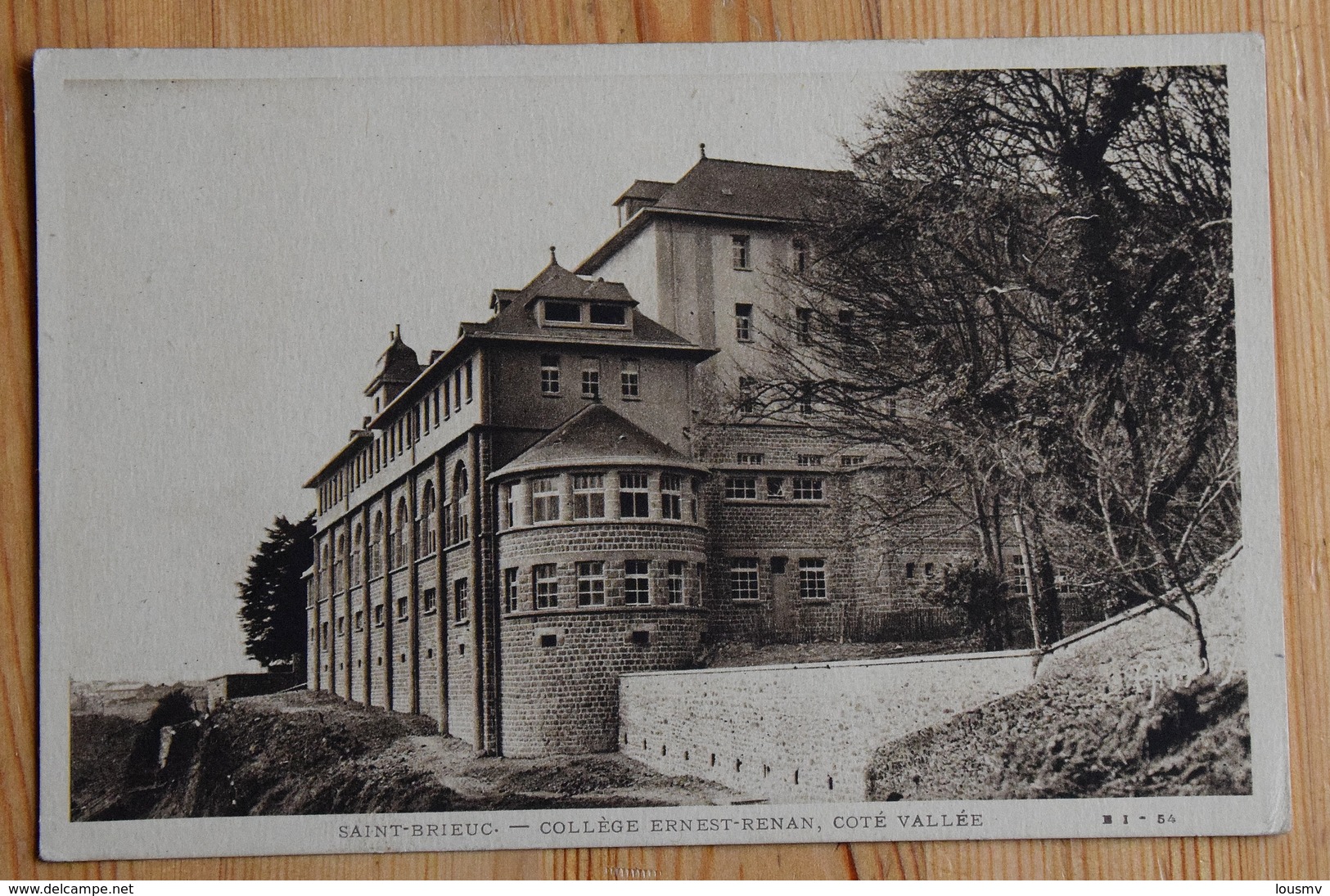 22 : Saint-Brieuc - Collège Ernest Renan, Côté Vallée - (n°14242) - Saint-Brieuc