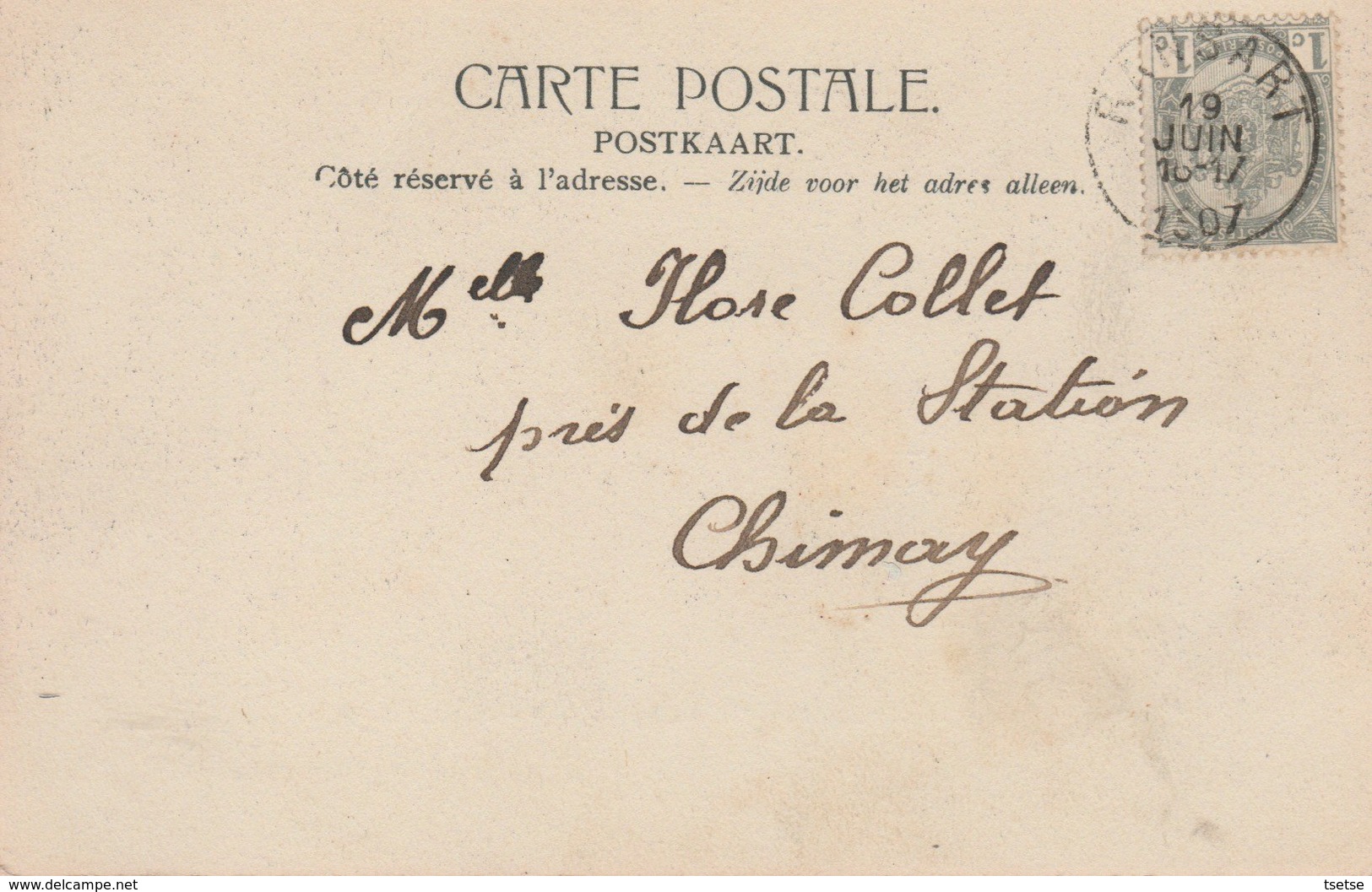 Ransart - Top Carte - La Sortie Des Facteurs Du Bureau Des Postes - 1907 ( Voir Verso ) - Charleroi
