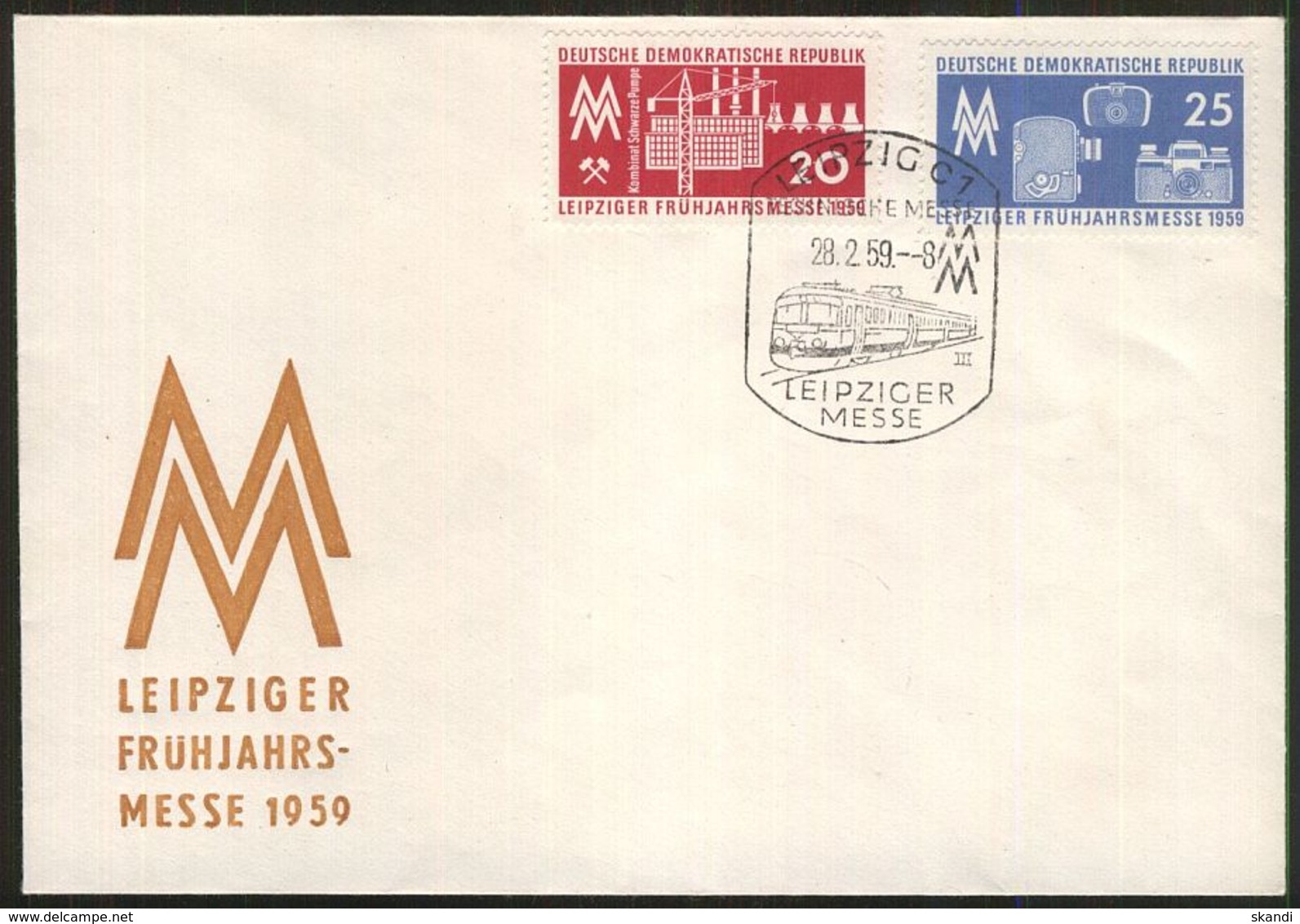 DDR 1958 Mi-Nr. 678/79 FDC - Sonstige & Ohne Zuordnung