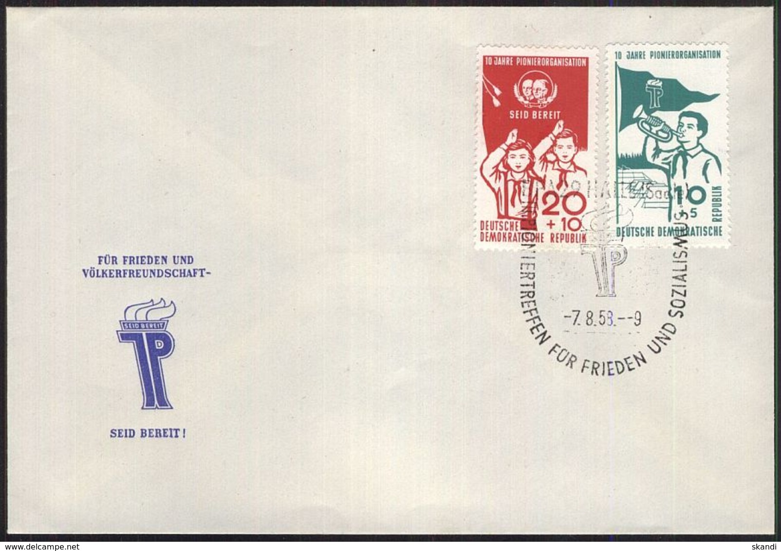 DDR 1958 Mi-Nr. 645/46 FDC - Sonstige & Ohne Zuordnung