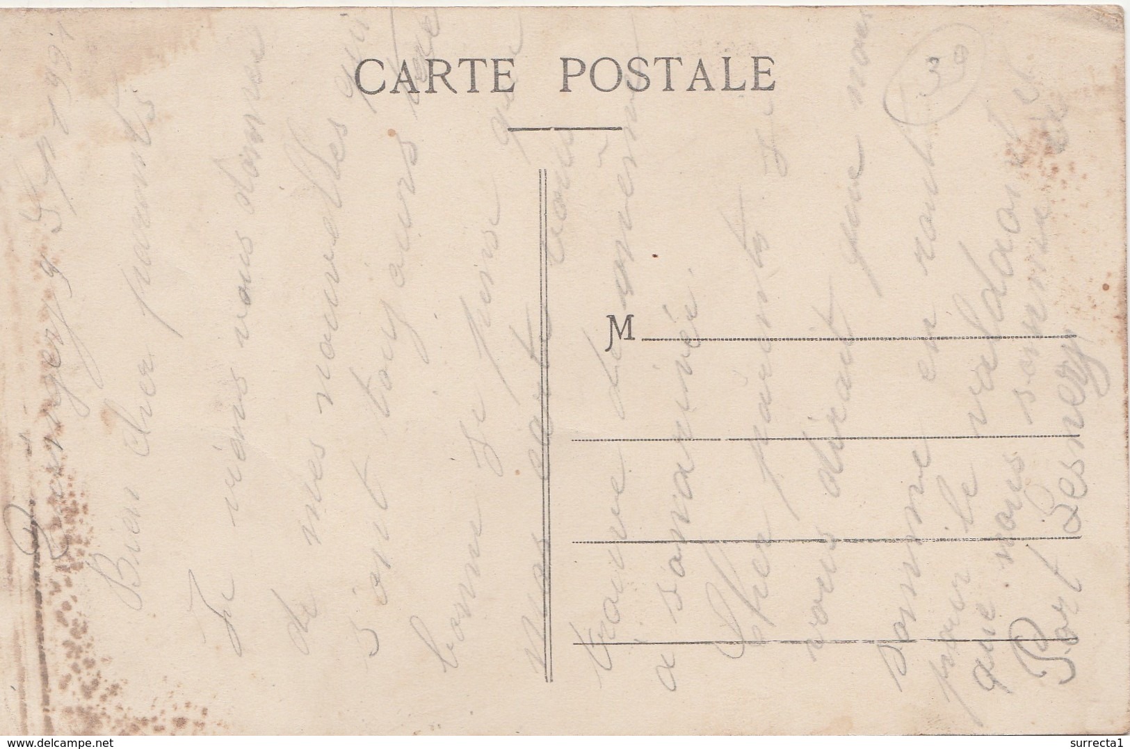 CPA 1921 / PORT-LESNEY 39Jura / "En Amont Du Pont" / Lessive à La Rivière - Andere & Zonder Classificatie