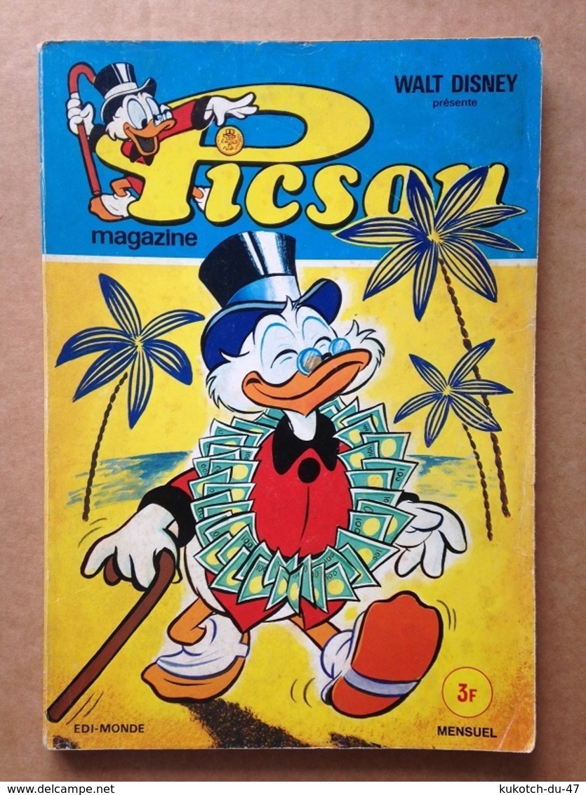 Disney - Picsou Magazine - Année 1974 - N°30 (avec Grand Défaut D'usure) - Picsou Magazine