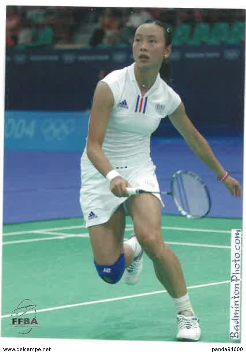 CP Hongyan Pi Equipe De France Féminine Badminton Editions FFBA 2005 - Autres & Non Classés