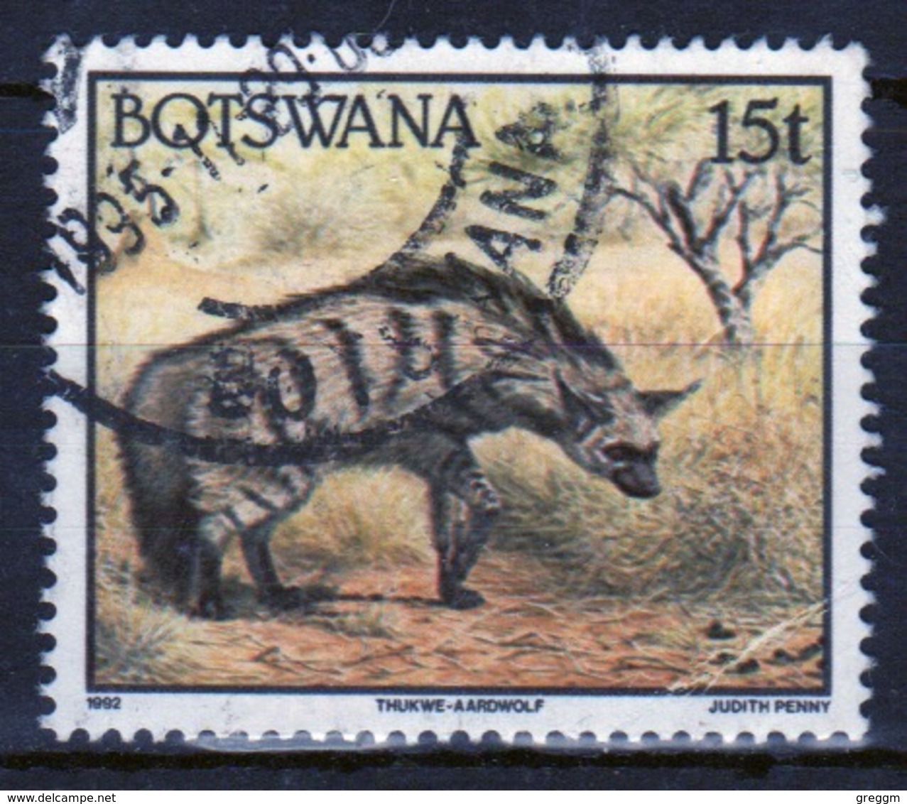 Botswana 1992 Single 15t Definitive Stamp From The Animals Set. - Botswana (1966-...)