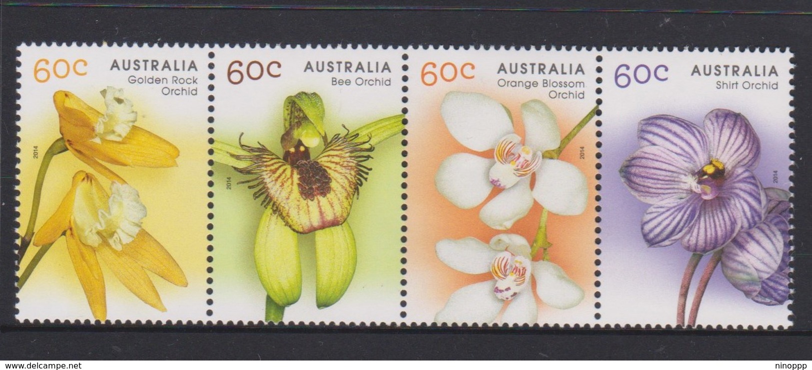 Australia ASC 3160-3163 2014 Orchids,mint Never Hinged - Mint Stamps