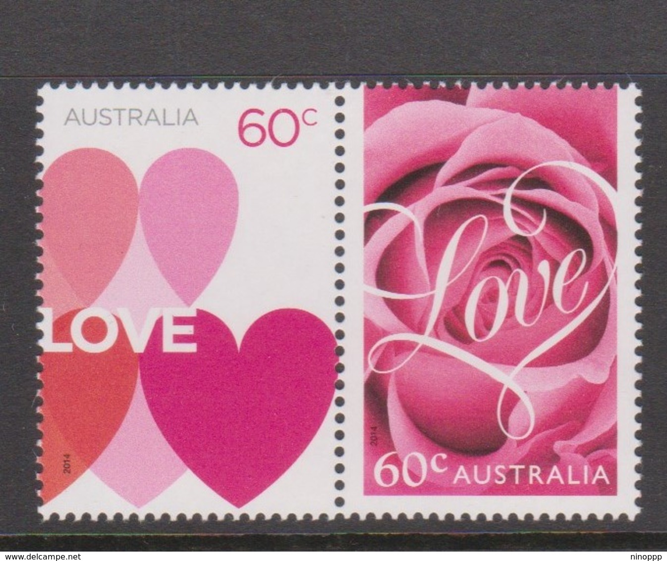 Australia ASC 3171-3172 2014 Romance,mint Never Hinged - Mint Stamps