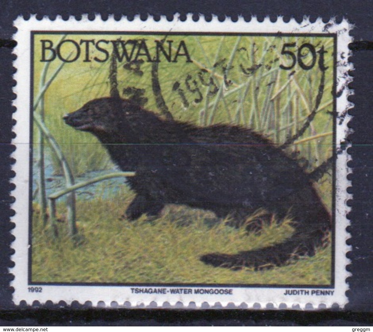 Botswana 1992 Single 50t Definitive Stamp From The Animals Set. - Botswana (1966-...)