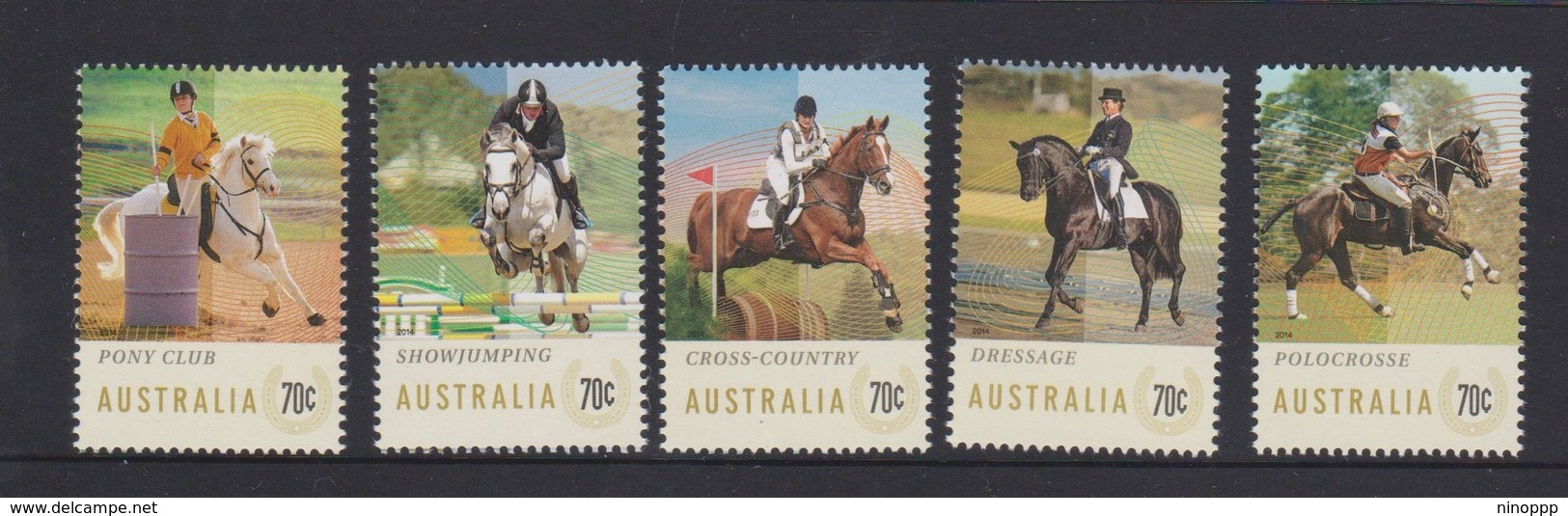 Australia ASC 3213-3217 Equestrian Events,mint Never Hinged - Mint Stamps