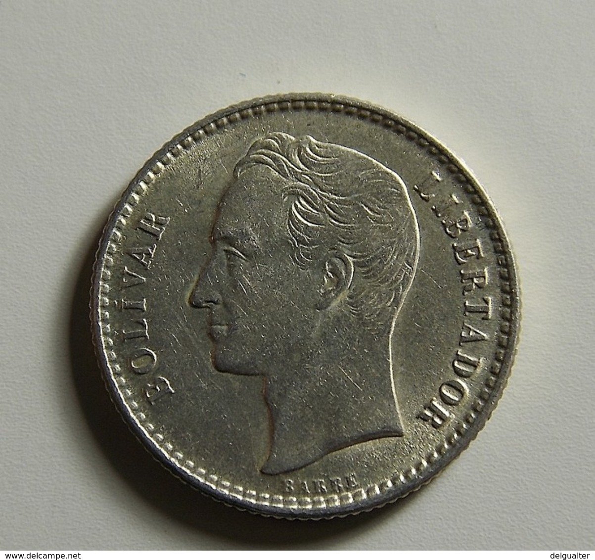 Venezuela 50 Centimos 1954 Silver - Venezuela