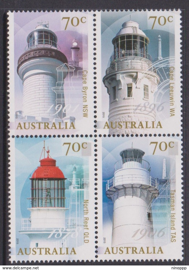 Australia ASC 3311-3314 2016 Lighthouses,mint Never Hinged - Mint Stamps