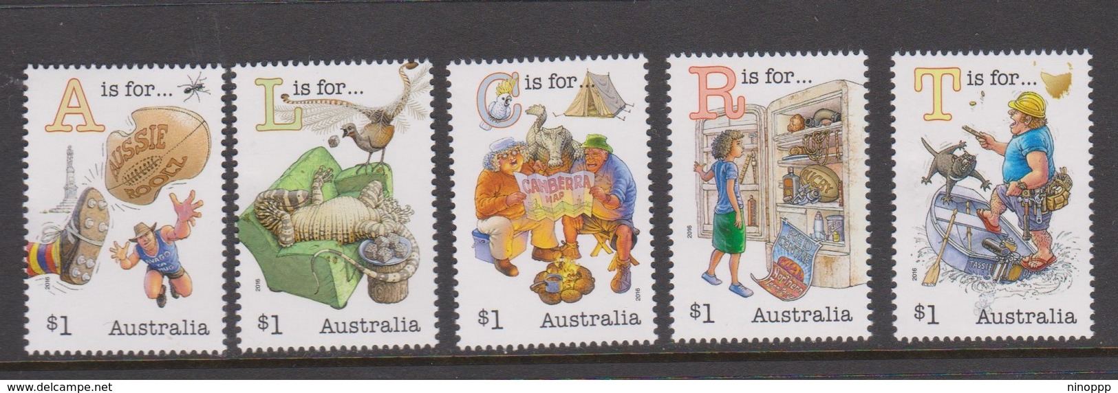 Australia ASC 3424-3428 Aussie Alphabet Part II,mint Never Hinged - Mint Stamps