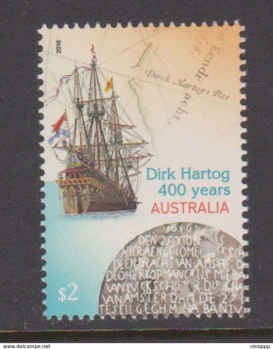 Australia ASC 3433 2016 Dirk Hartog Landing,mint Never Hinged - Mint Stamps