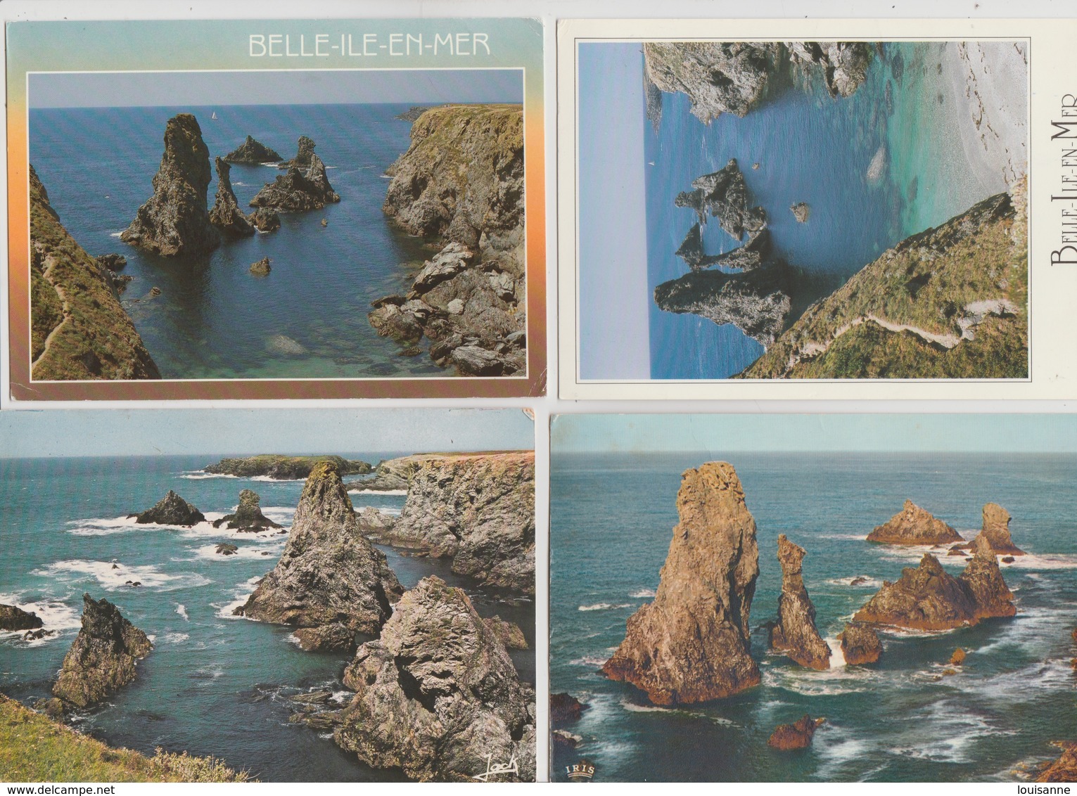 19 / 2 / 102   - LOT  DE. 9  C. P M.   DE  BELLE-ILE-EN-MER - Toutes Scanées - 5 - 99 Cartoline