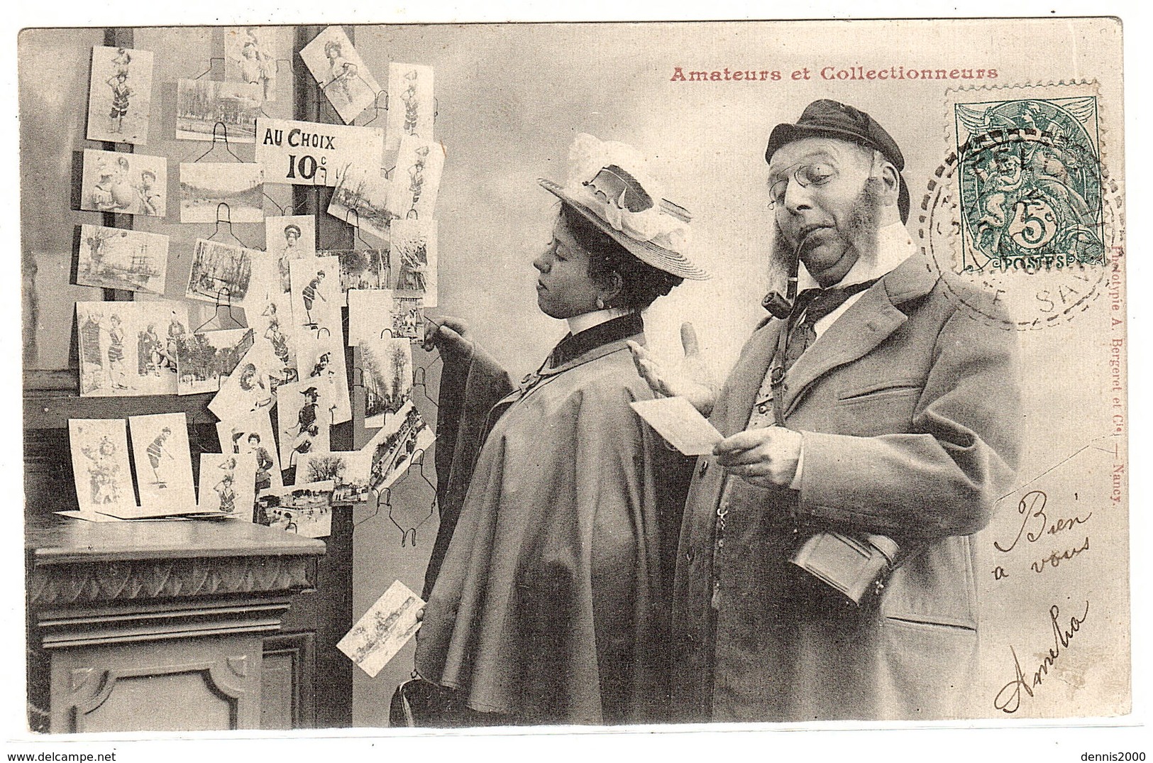 Amateurs Et Collectionneurs - KIOSQUE DE CARTES POSTALES - POST CARDS - Ed. A. Bergeret, Nancy - Bergeret