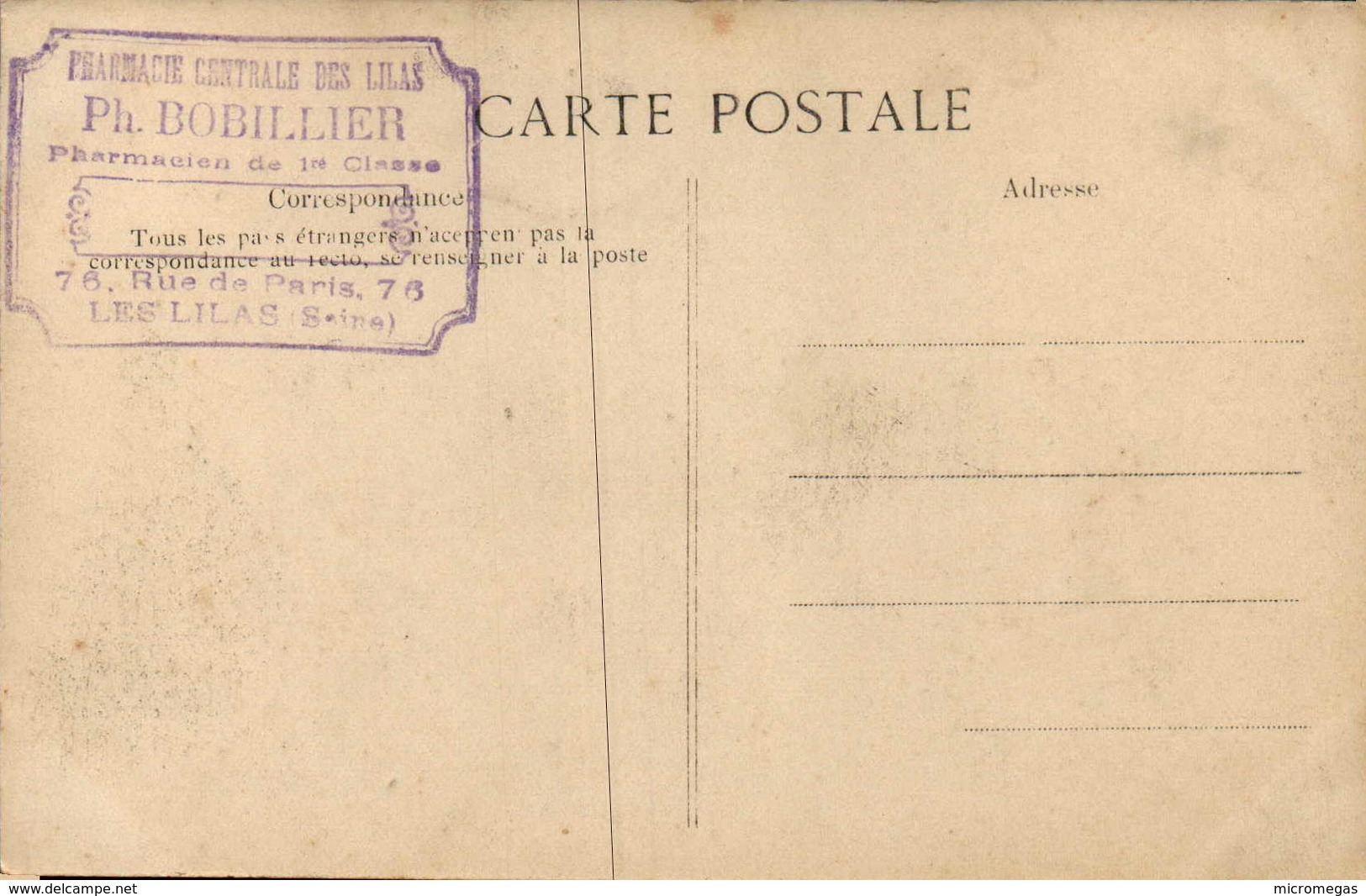 75 - PARIS - Crue De La Seine - Janvier 1910  - Un Café Inondé Angle Rue Gros Et Félicien David - Überschwemmung 1910