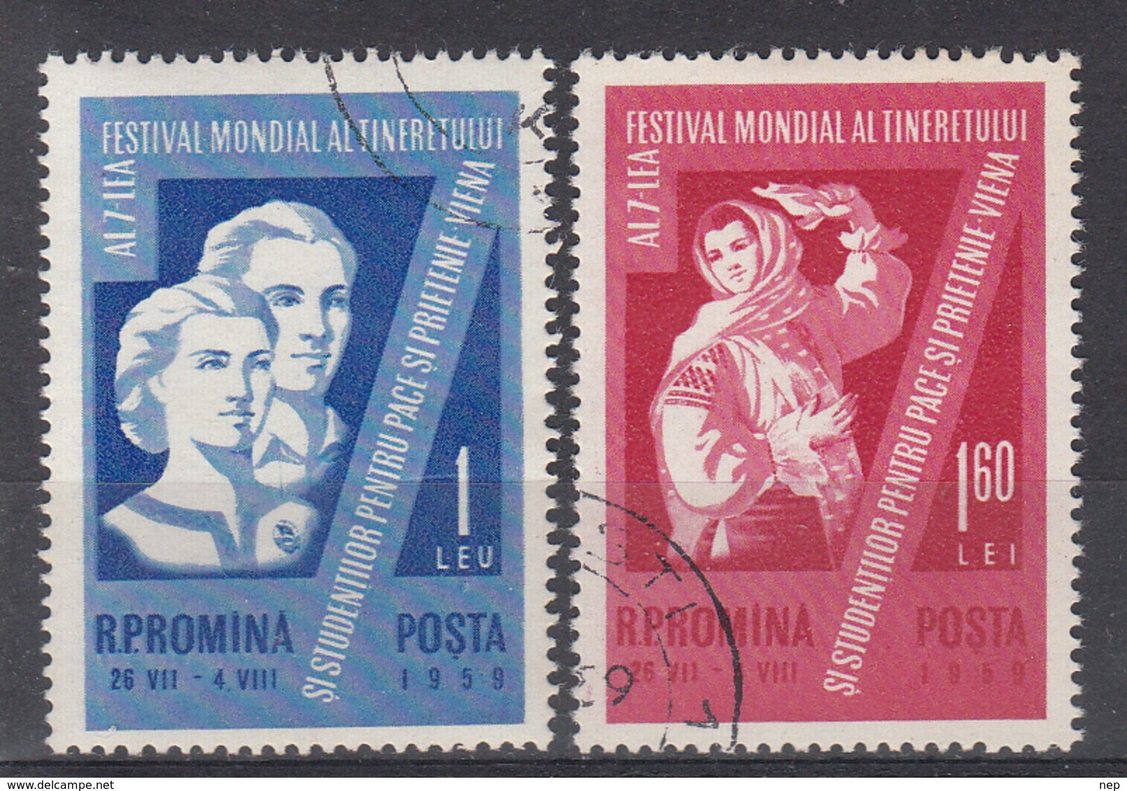 ROEMENIË - Michel - 1959 - Nr 1790/91 - Gest/Obl/Us - Usati