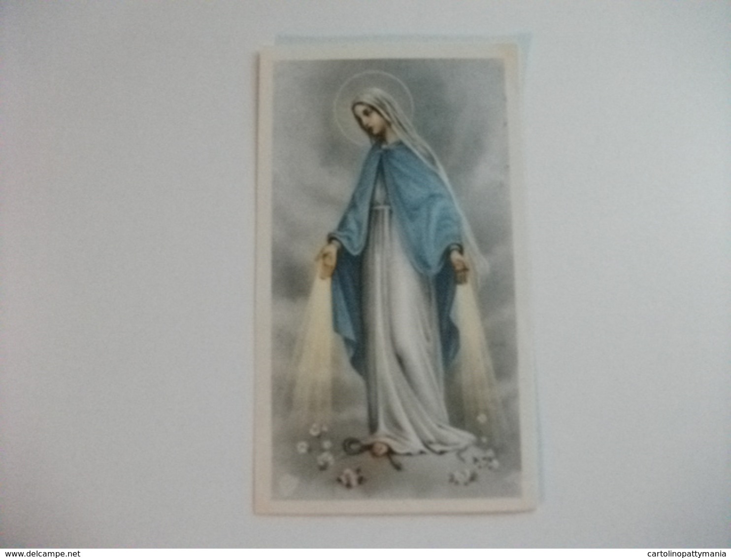 SANTINO HOLY PICTURE ORAZIONE DI S. BERNARDO A MARIA SS.MA IMMACCOLATA 2/28i - Religion & Esotericism