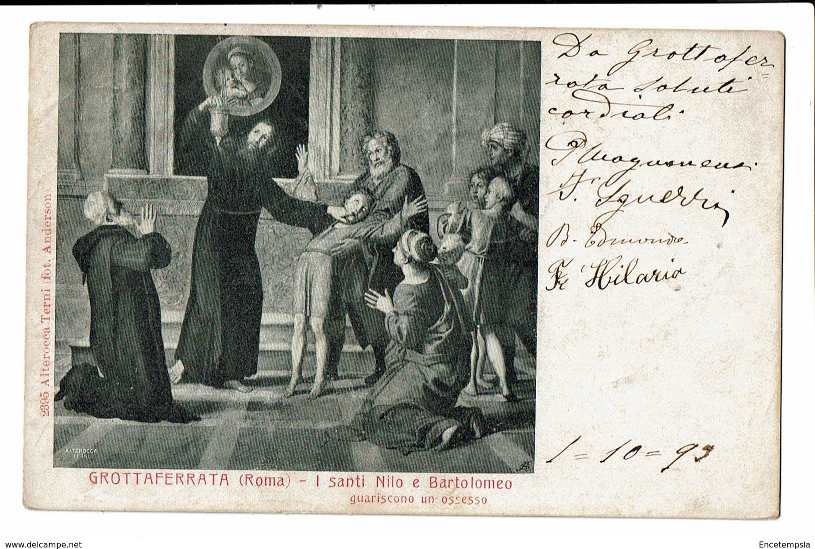 CPA - Carte Postale - Italie -Roma- Grottaferrata - I Santi Nilo E Bartolomeo-1903-- VM307 - Musei