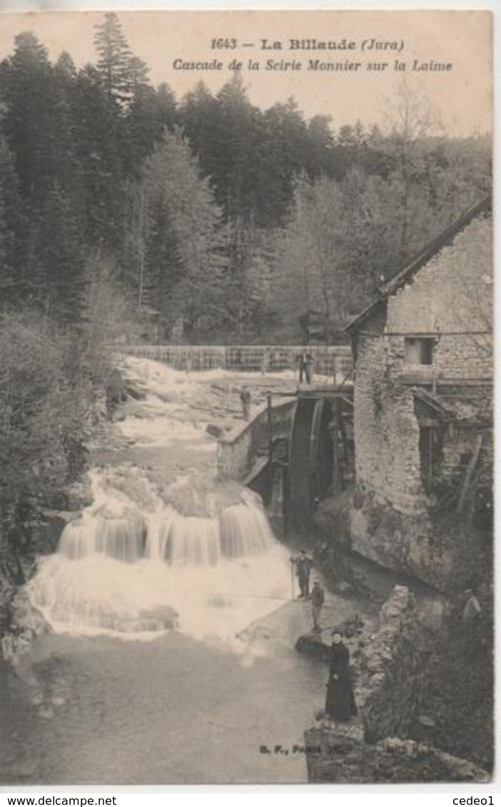 LA BILLAUDE  CASCADE DE LA SCIERIE MONNIER SUR LA LAIME - Autres & Non Classés