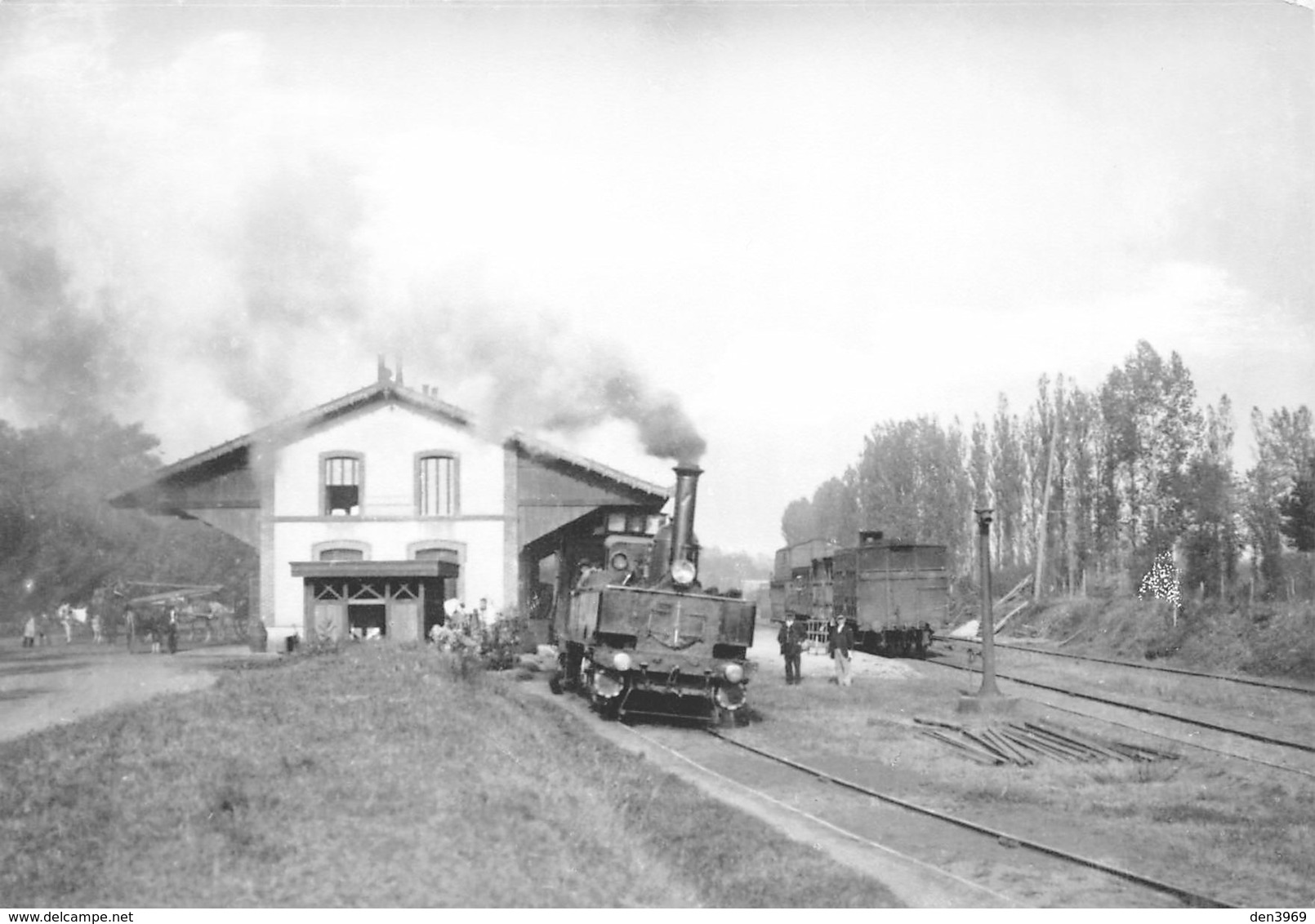 Bouloire - La Gare Avec Train - Bouloire