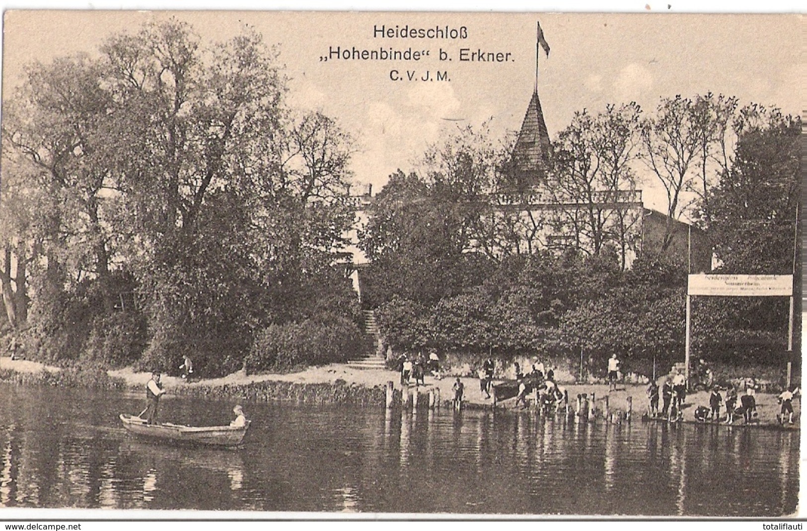 ERKNER Heideschloß Hohenbinde C.V.J.M. Christlicher Verein Junger Männer Rückseitig Datiert 1925 Ungelaufen - Erkner