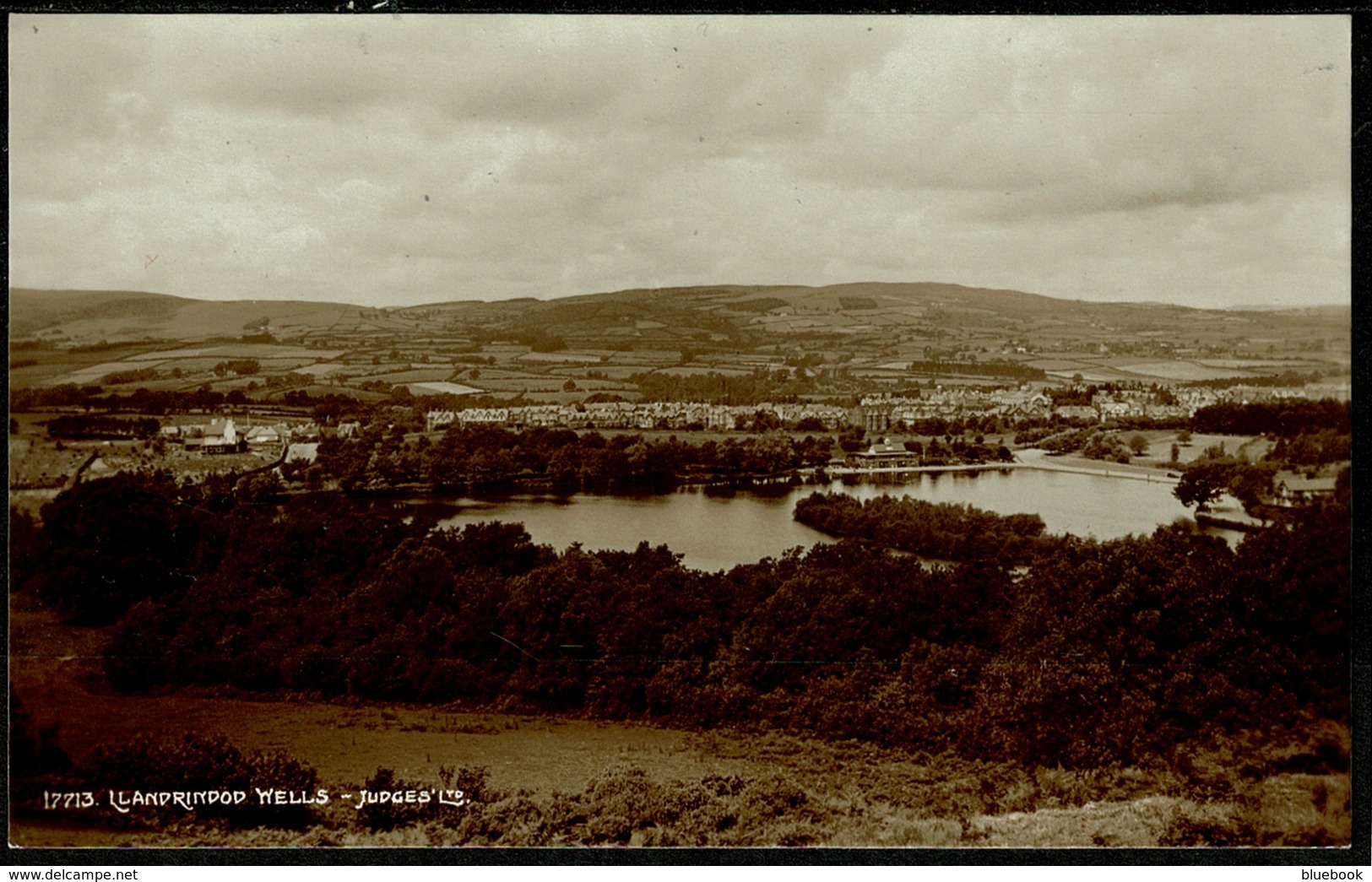 Ref 1268 - Judges Real Photo Postcard - Llandrindod Wells Radnorshire Wales - Radnorshire