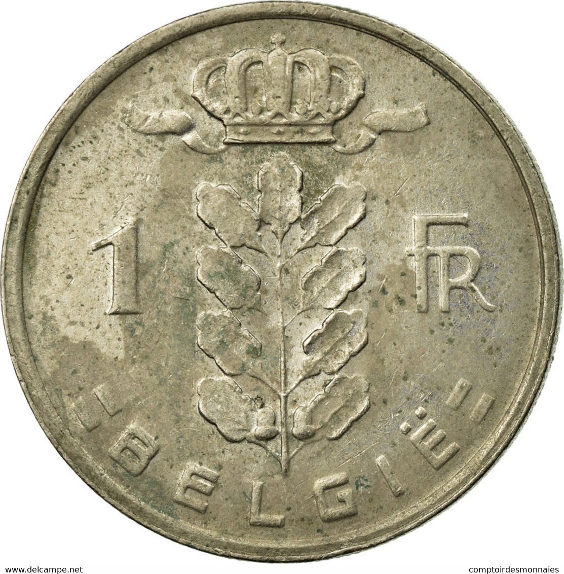 Monnaie, Belgique, Franc, 1980, TB, Copper-nickel, KM:143.1 - 1 Franc