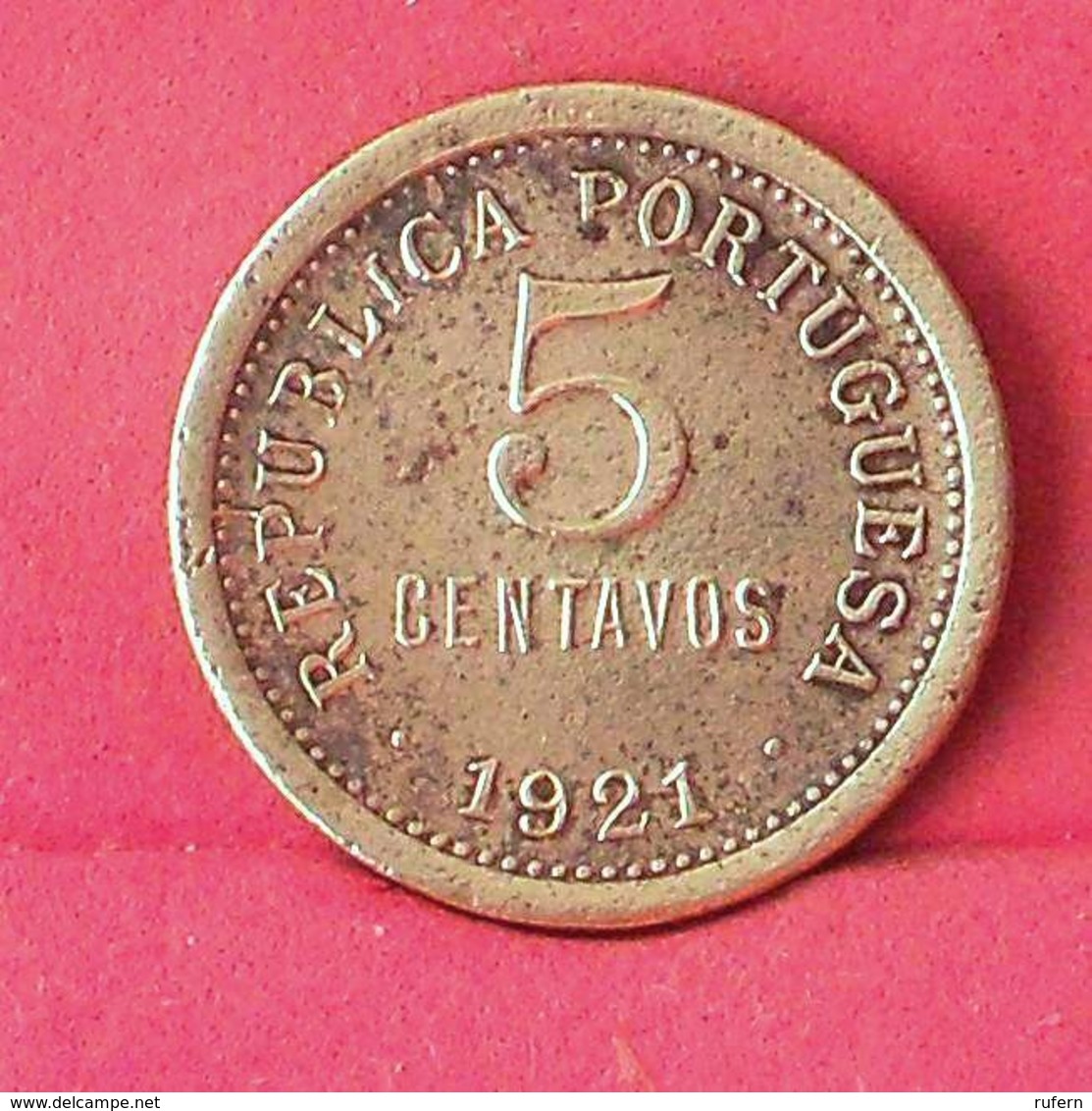 PORTUGAL 5 CENTAVOS 1921 -    KM# 569 - (Nº27517) - Portugal