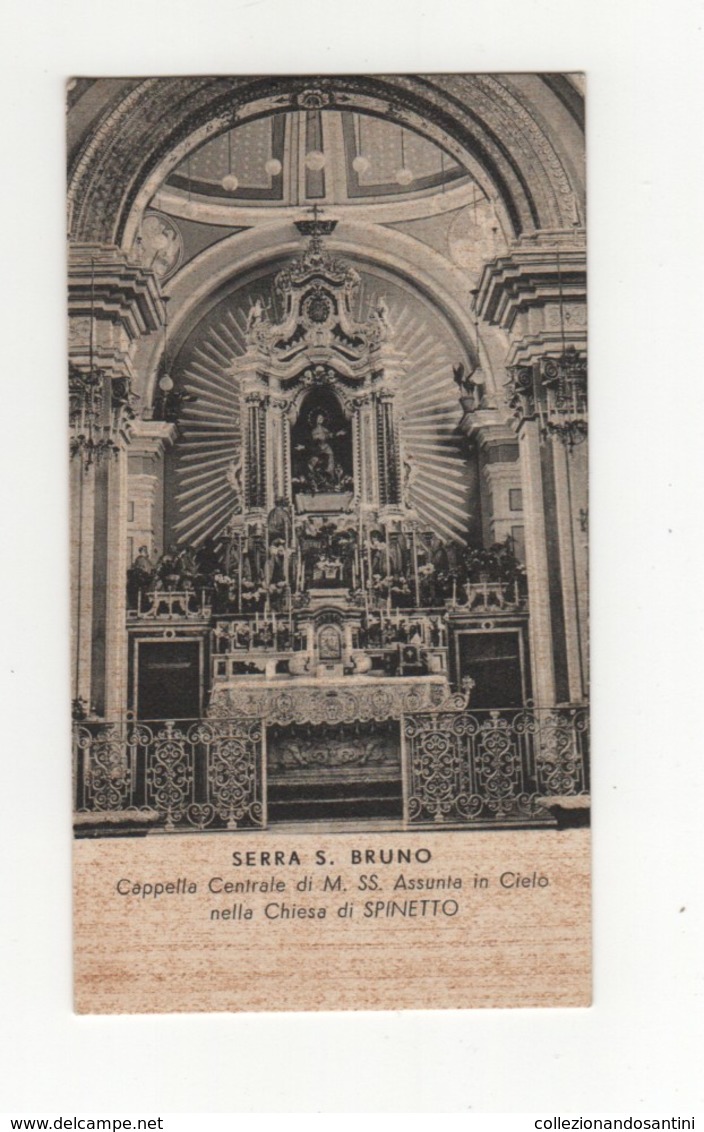 Santino Antico Madonna Assunta Da Serra San Bruno - Vibo Valentia - Religione & Esoterismo