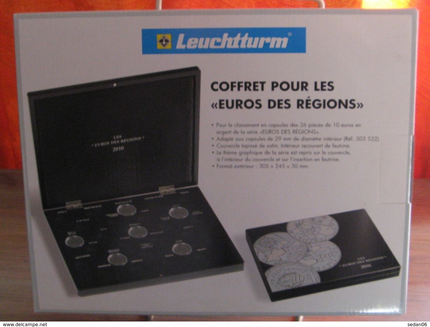 LEUCHTTURM - COFFRET Pour LES EUROS DES REGIONS De L'ANNEE 2010 (REF. 338 846) - Matériel