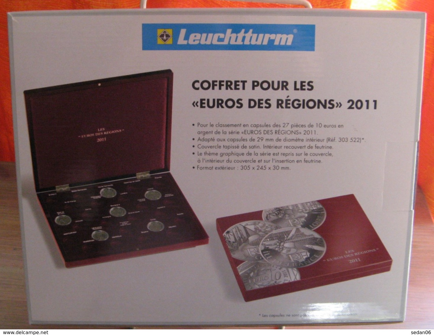LEUCHTTURM - COFFRET Pour LES EUROS DES REGIONS De L'ANNEE 2011 (REF. 341 493) - Matériel
