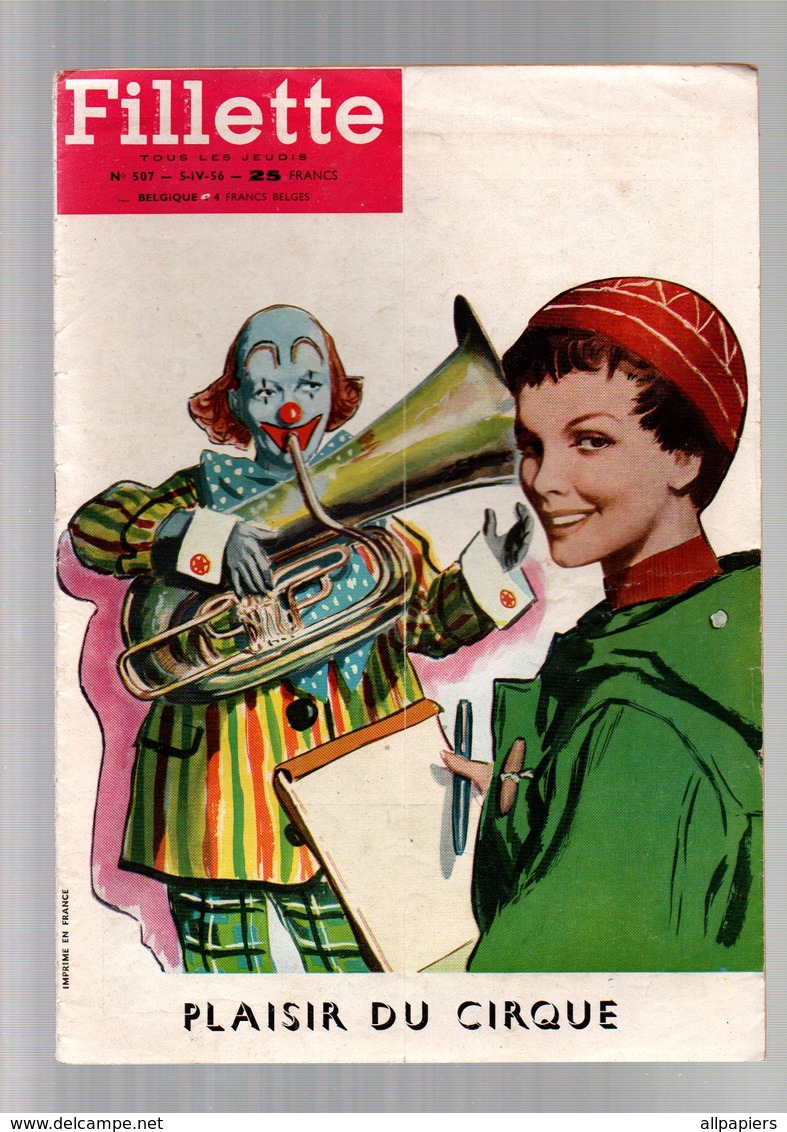 Fillette N°507 Plaisir Du Cirque - Dans La Basse-cour Aux Crocodiles -  Magda Détective - Le Cirque Follet - De 1956 - Fillette
