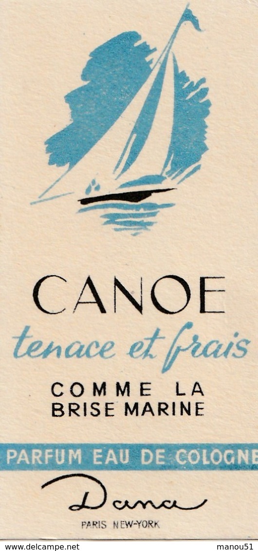 Carte Parfumée - CANOE Parfum DANA - Modern (from 1961)