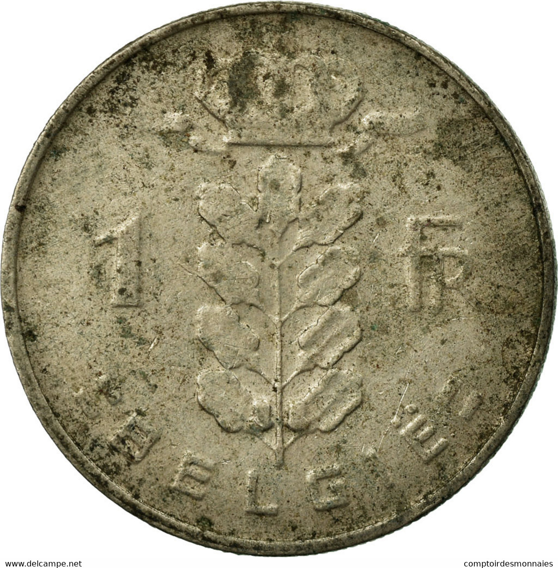 Monnaie, Belgique, Franc, 1966, B+, Copper-nickel, KM:143.1 - 1 Franc
