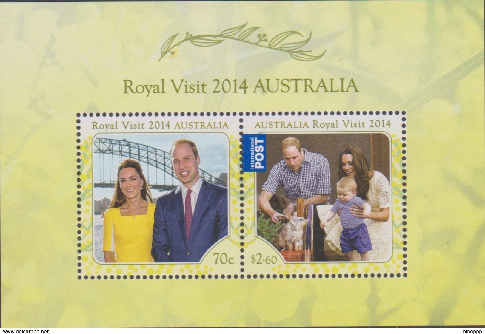 Australia ASC 3212MS 2014 Royal Visit Miniature Sheet,mint Never Hinged - Mint Stamps