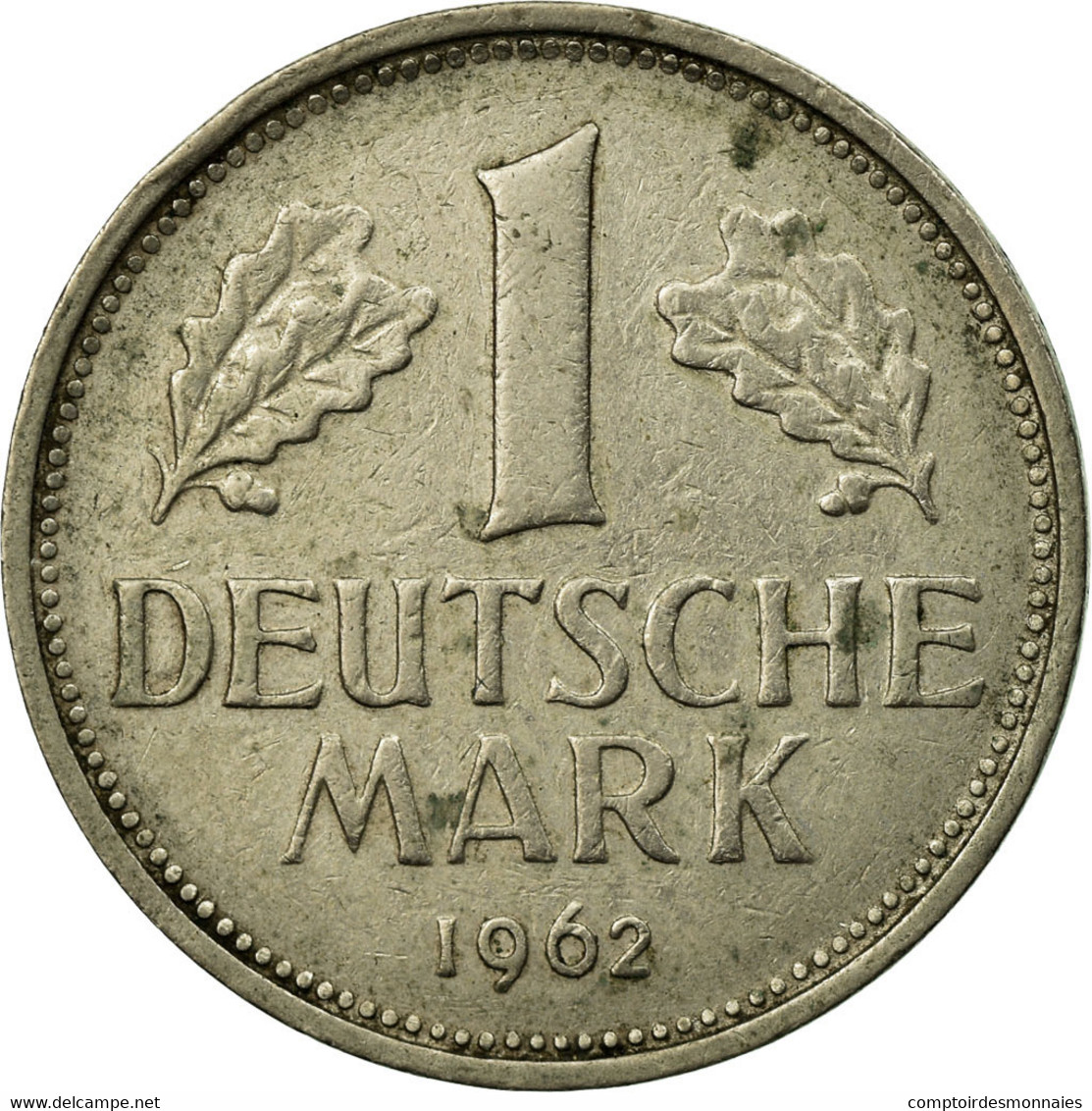 Monnaie, République Fédérale Allemande, Mark, 1962, Stuttgart, TB+ - 1 Mark