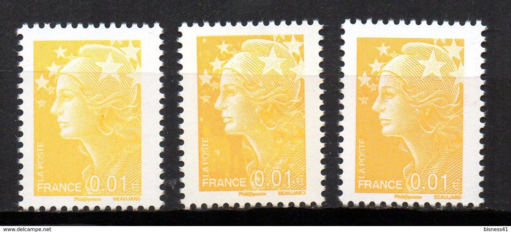 Col12  France Marianne Beaujard  N° 4226 3 Tirages / 3 Couleurs   Neuf  XX MNH - Nuovi