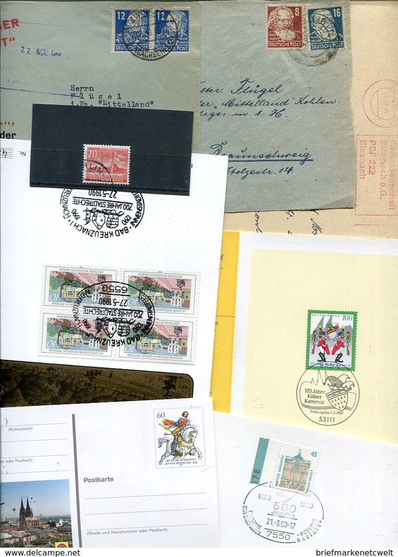 Weltweit / Posten Mit Kiloware, Briefe, Ganzsachen, Marken Etc., Gewicht Ca. 400 Gr. (6276-400) - Lots & Kiloware (max. 999 Stück)