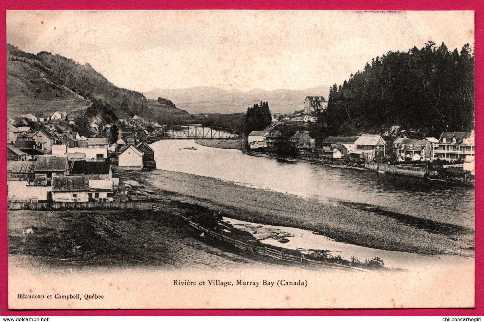 Canada - Rivière Et Village - Murray Bay - Edit. BILAUDEAU Et CAMPBELL - Québec - Les Rivières