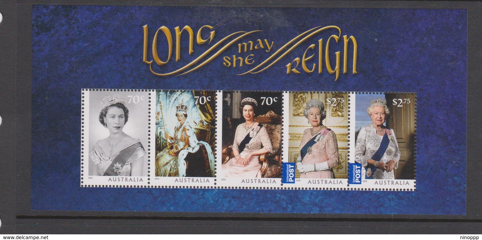 Australia ASC 3331MS 2015 QE II Long May She Reigns, Miniature Sheet,mint Never Hinged - Mint Stamps