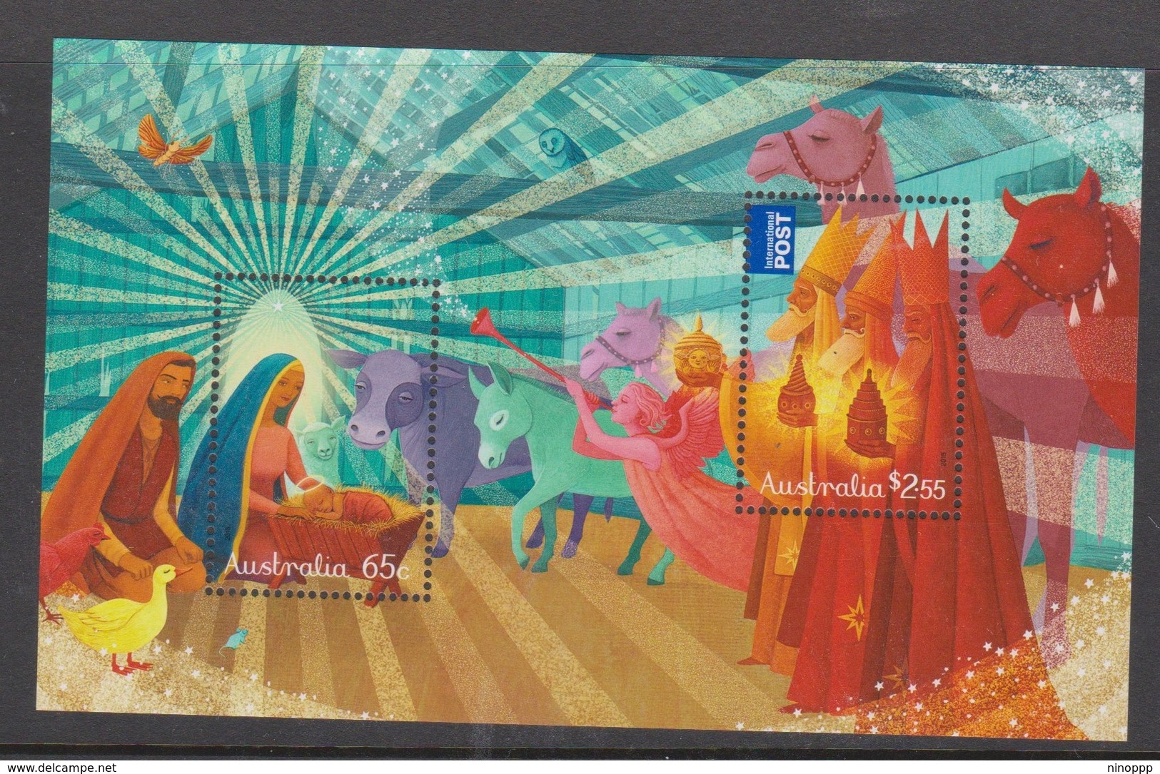 Australia ASC 3353MS 2015 Christmas, Miniature Sheet,mint Never Hinged - Mint Stamps