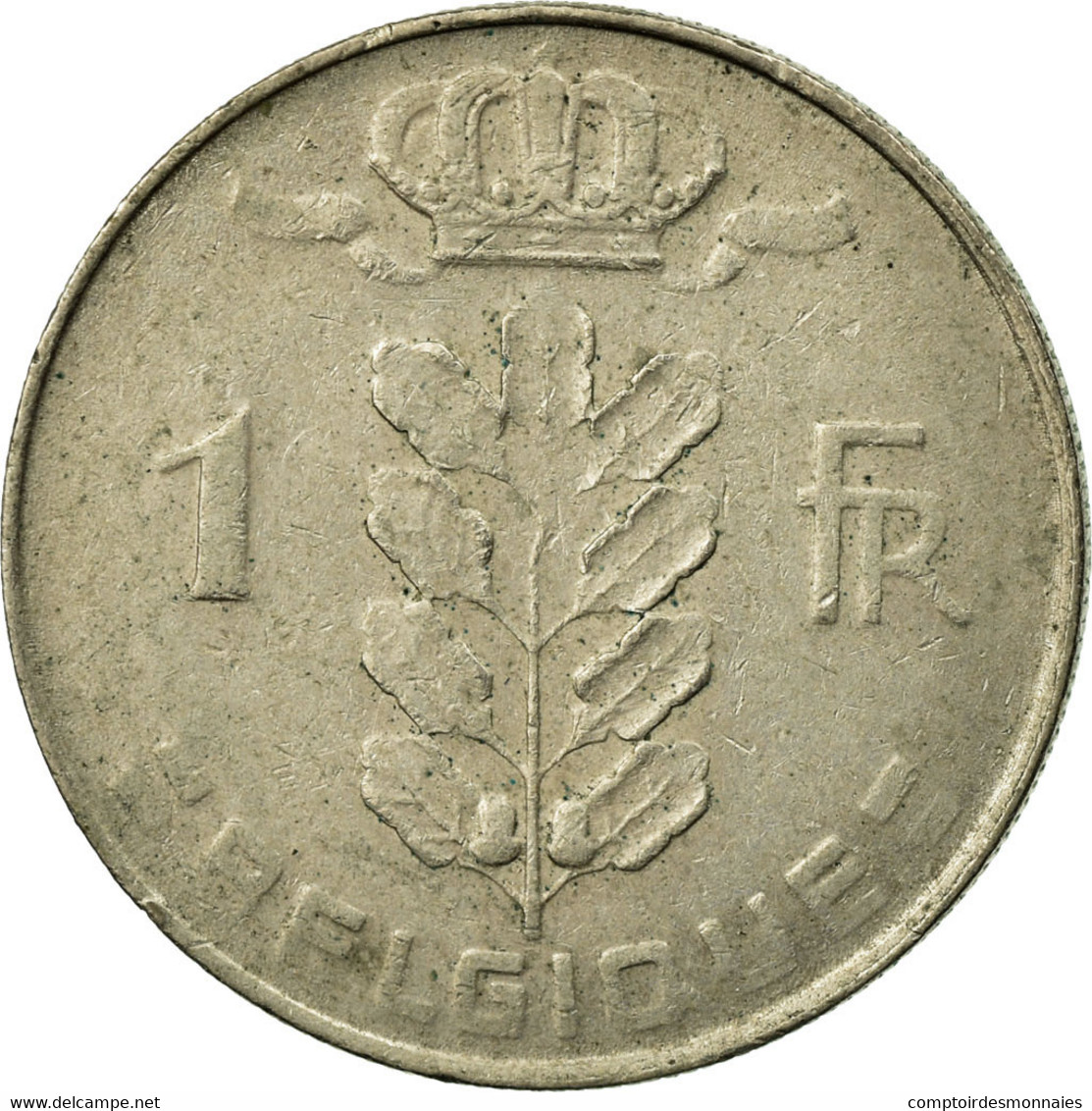 Monnaie, Belgique, Franc, 1977, TB+, Copper-nickel, KM:142.1 - 1 Franc