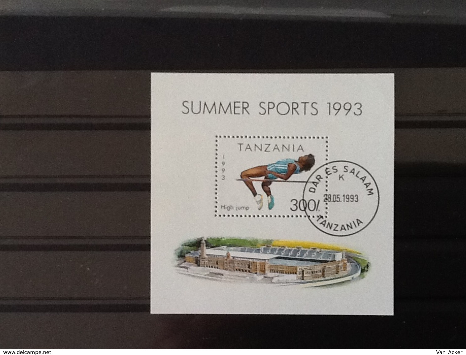 Tanzania 1993 Summer Sports High Jump. - Tanzanie (1964-...)