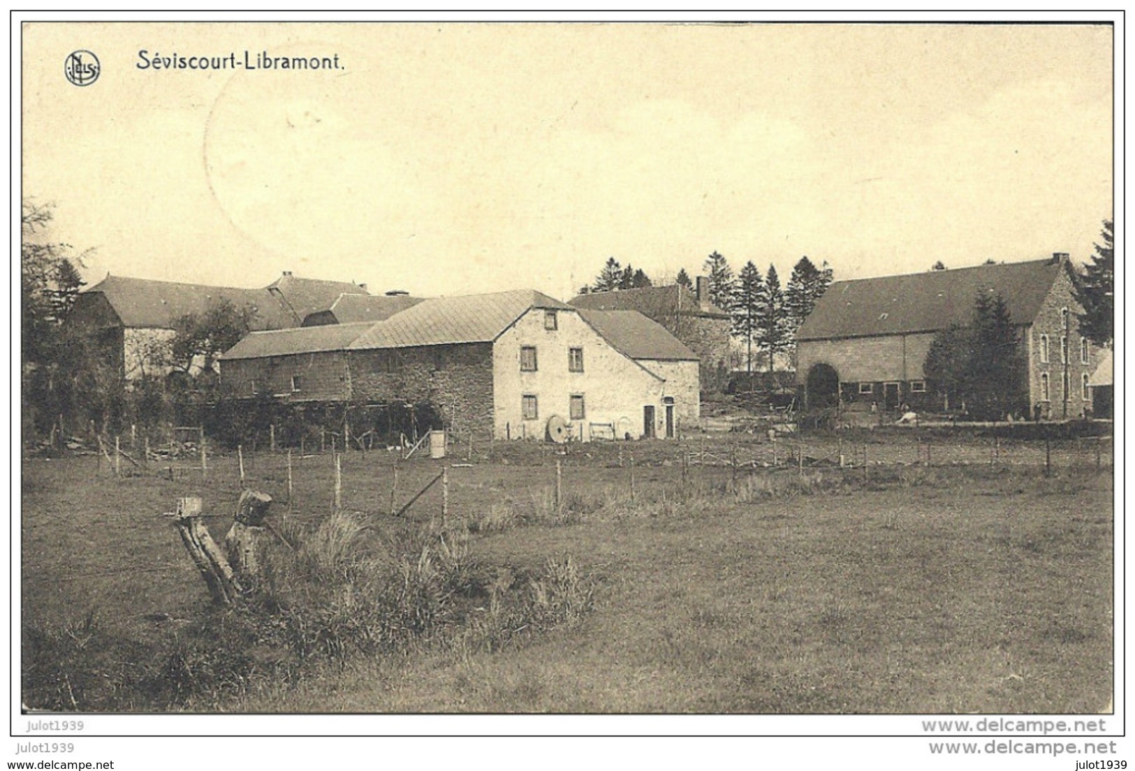 SEVISCOURT ..-- Le Village . 1935 Vers BRUXELLES ( Mme HANNON ) . Voir Verso . - Libramont-Chevigny