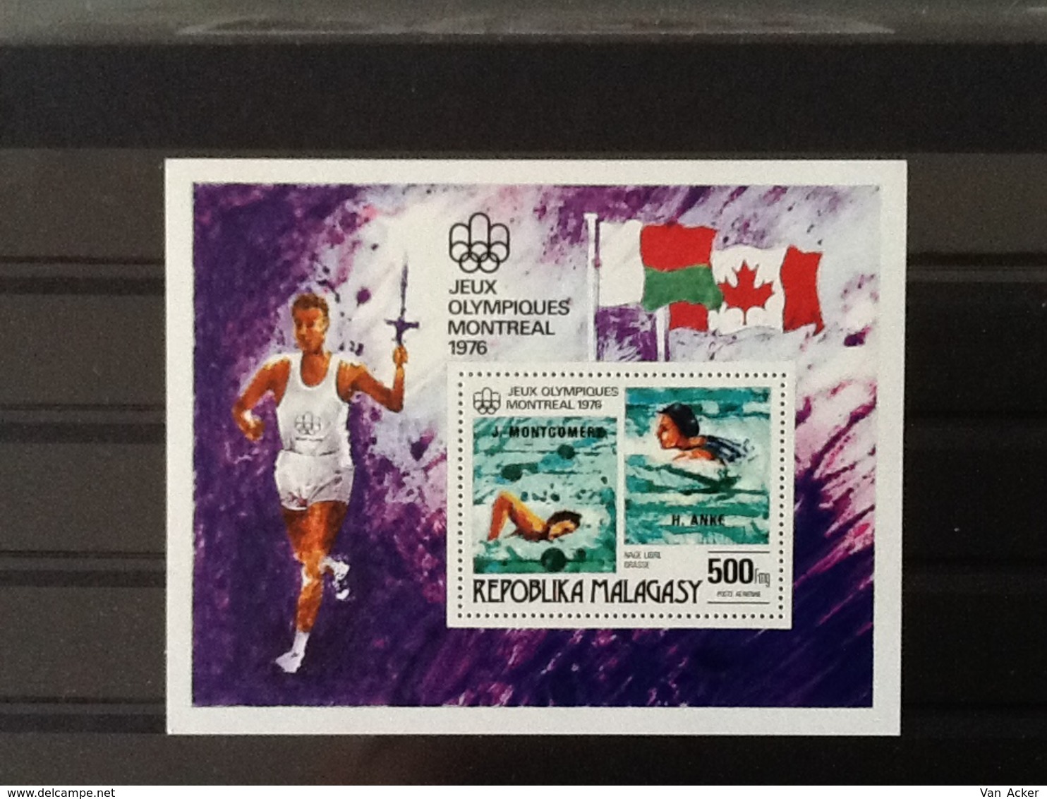 Malagasy Block Olympic Games Montréal 1976 MNH. - Madagascar (1960-...)