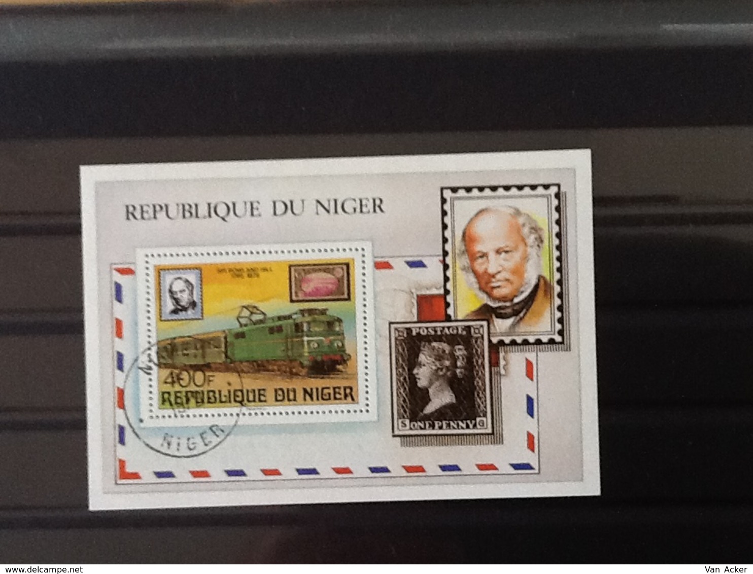 Niger Block Sir Rowland Hill. - Niger (1960-...)