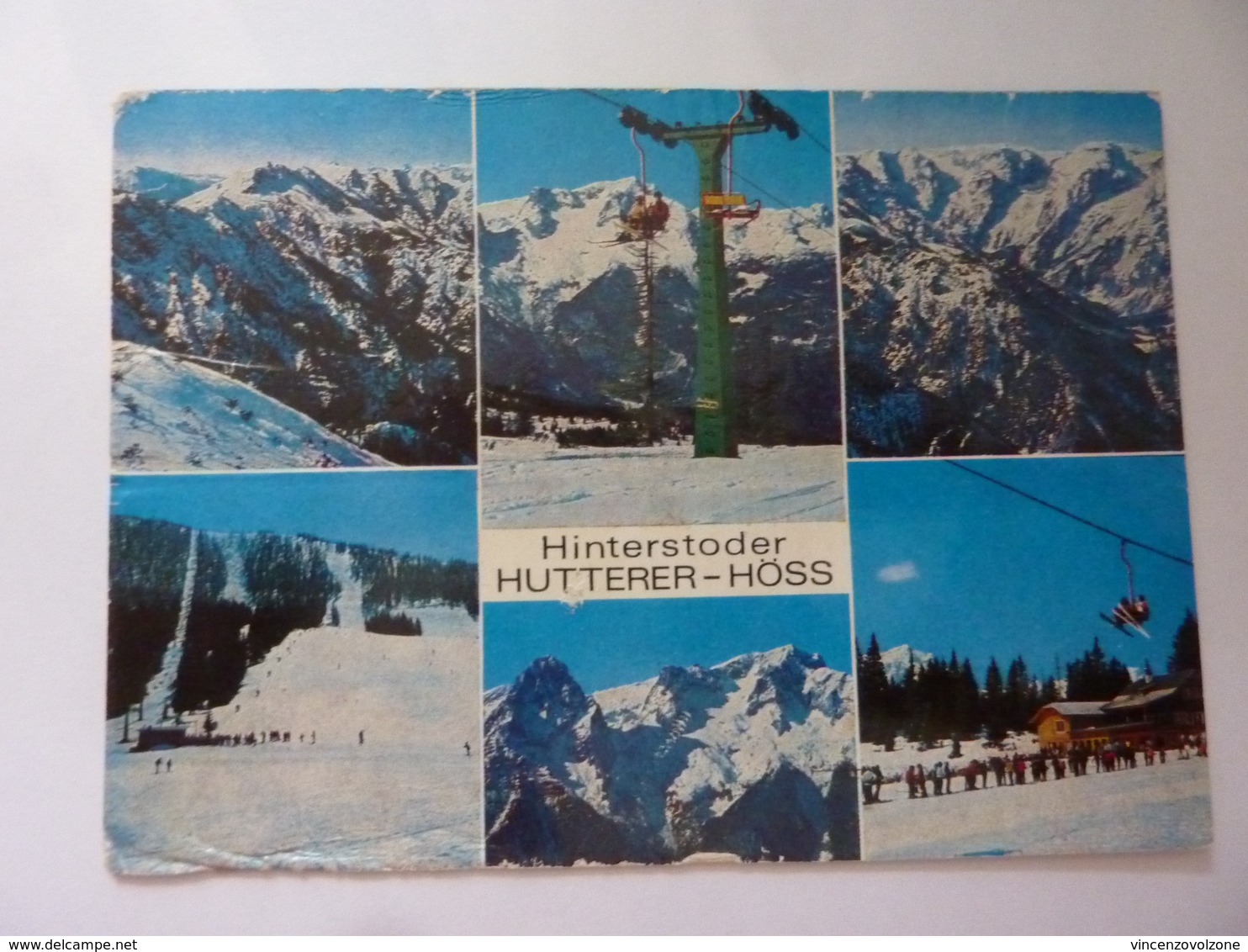Cartolina Viaggiata  "Hinterstoder HUTTNER - HOSS" 1989 - Altri & Non Classificati